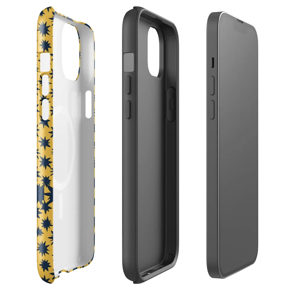 Navy Starfield on MagSafe Tough Case for iPhone® — Front