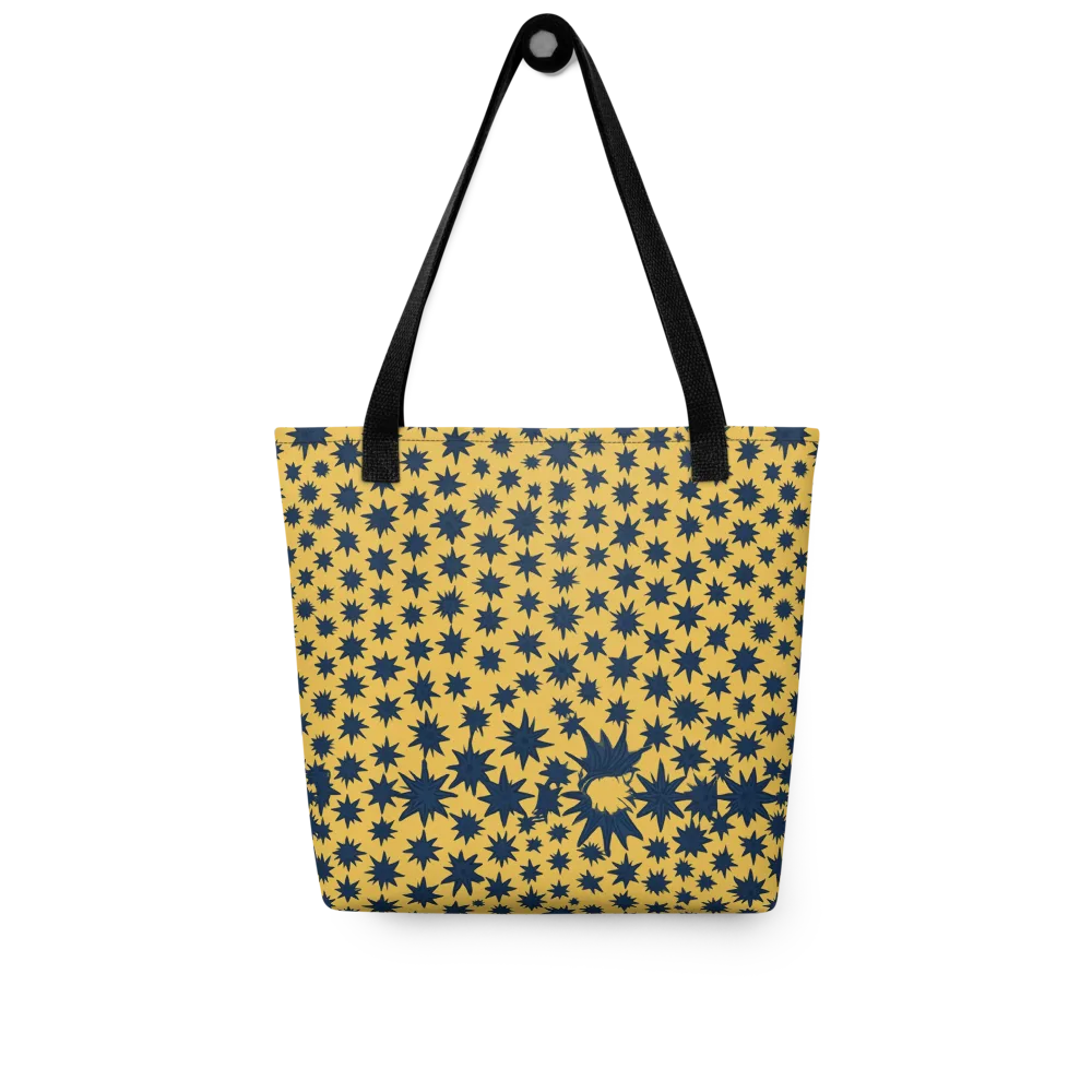 Navy Starfield on Tote Bag — Front