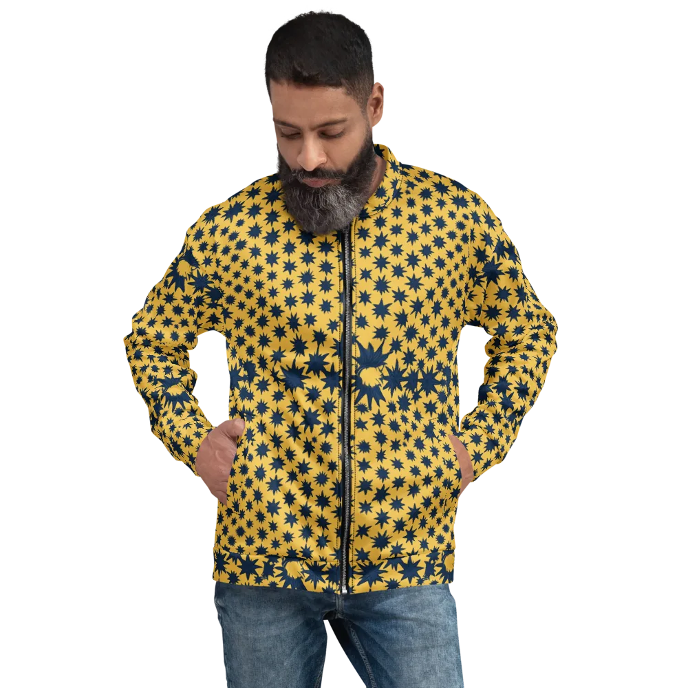 Navy Starfield on Bomber Jacket — Front