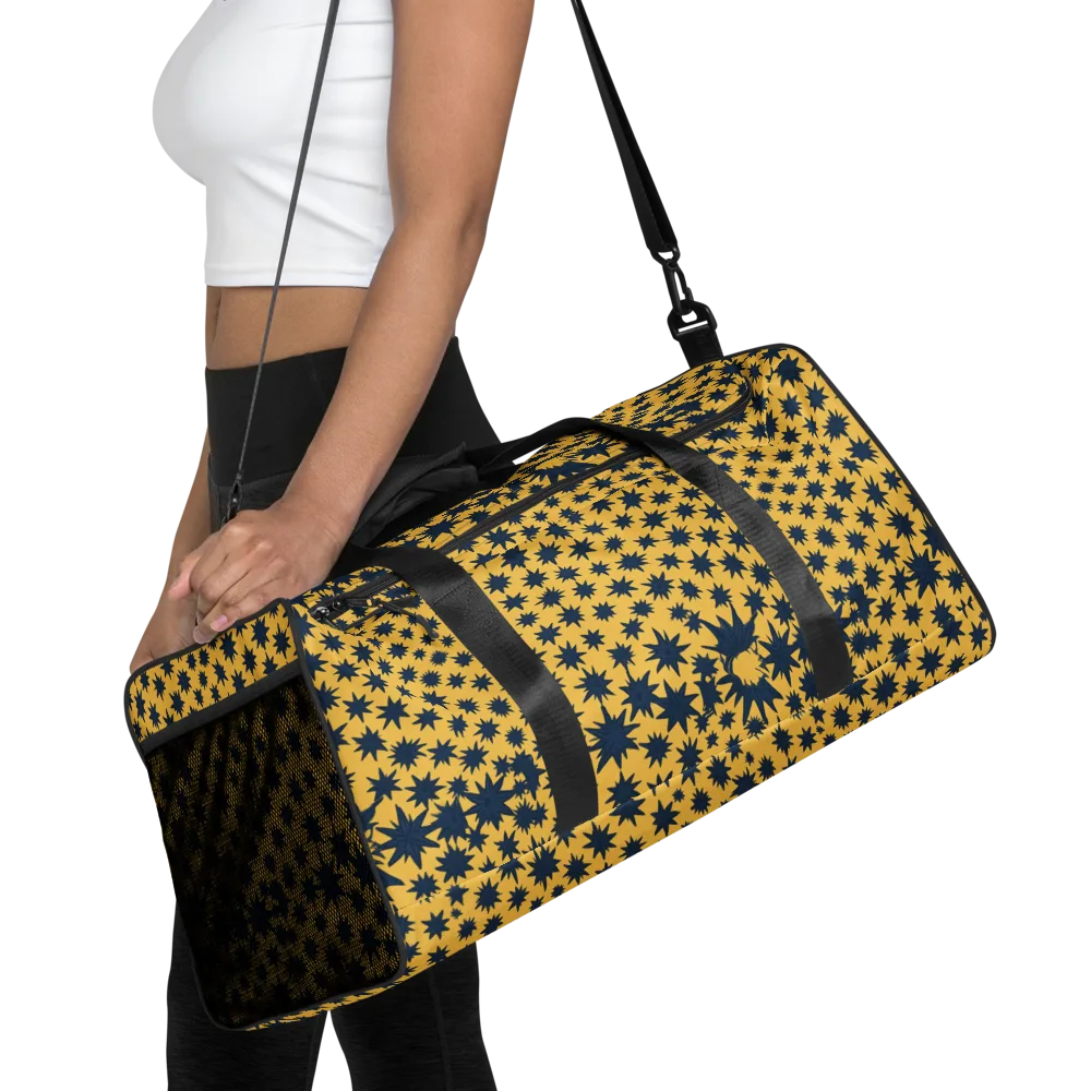 Navy Starfield on Duffle Bag — Front