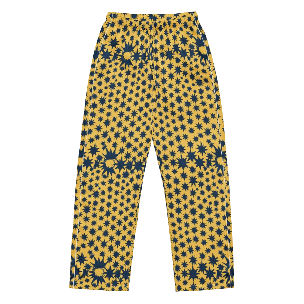 Navy Starfield on Women's Pajama Pants — Front