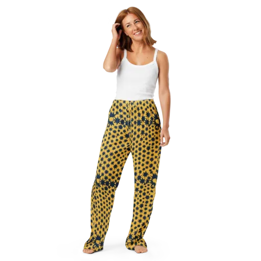 Navy Starfield on a Women's Pajama Pants