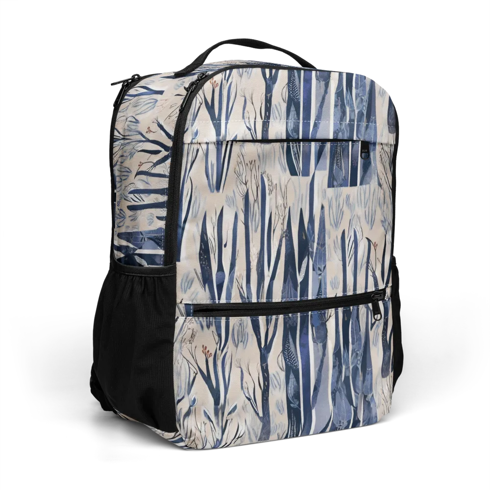 Winter Herbarium on Utility Backpack — Right Front