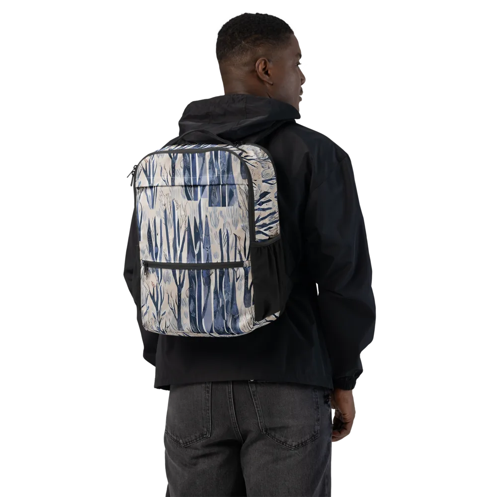 Winter Herbarium on Utility Backpack — Back