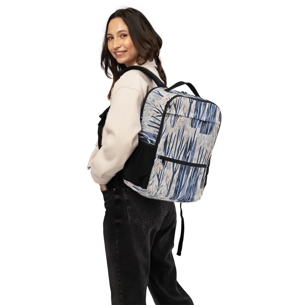 Winter Herbarium on Utility Backpack — Back