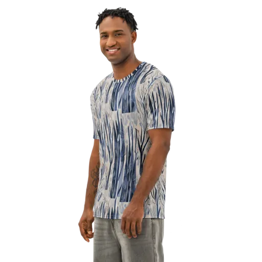 Winter Herbarium on a Men's Cotton Crew Neck T-Shirt