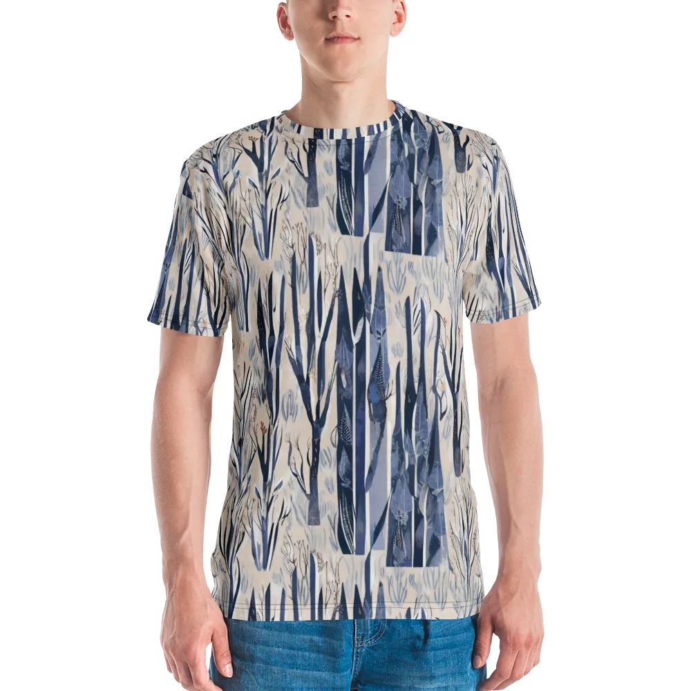 Winter Herbarium on Men's Crew Neck T-Shirt — Front