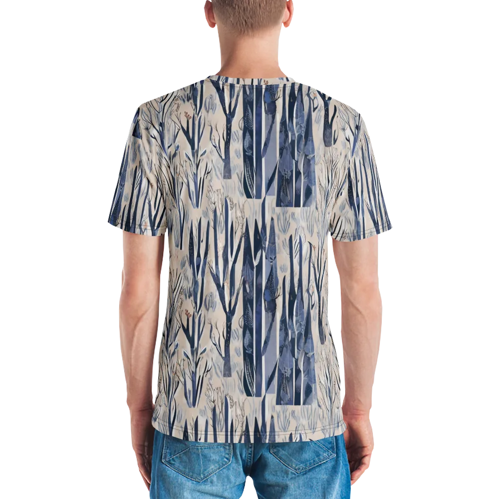 Winter Herbarium on Men's Crew Neck T-Shirt — Back