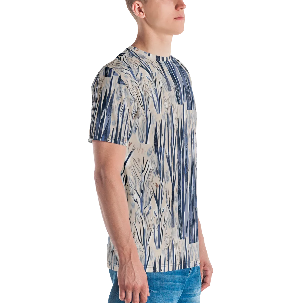 Winter Herbarium on Men's Crew Neck T-Shirt — Right