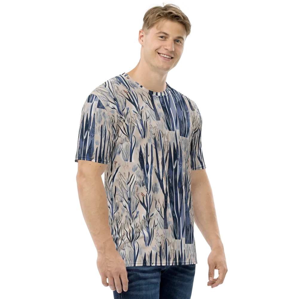 Winter Herbarium on Men's Crew Neck T-Shirt — Right