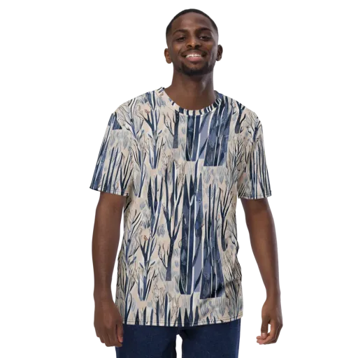 Winter Herbarium on a Men's Crew Neck T-Shirt