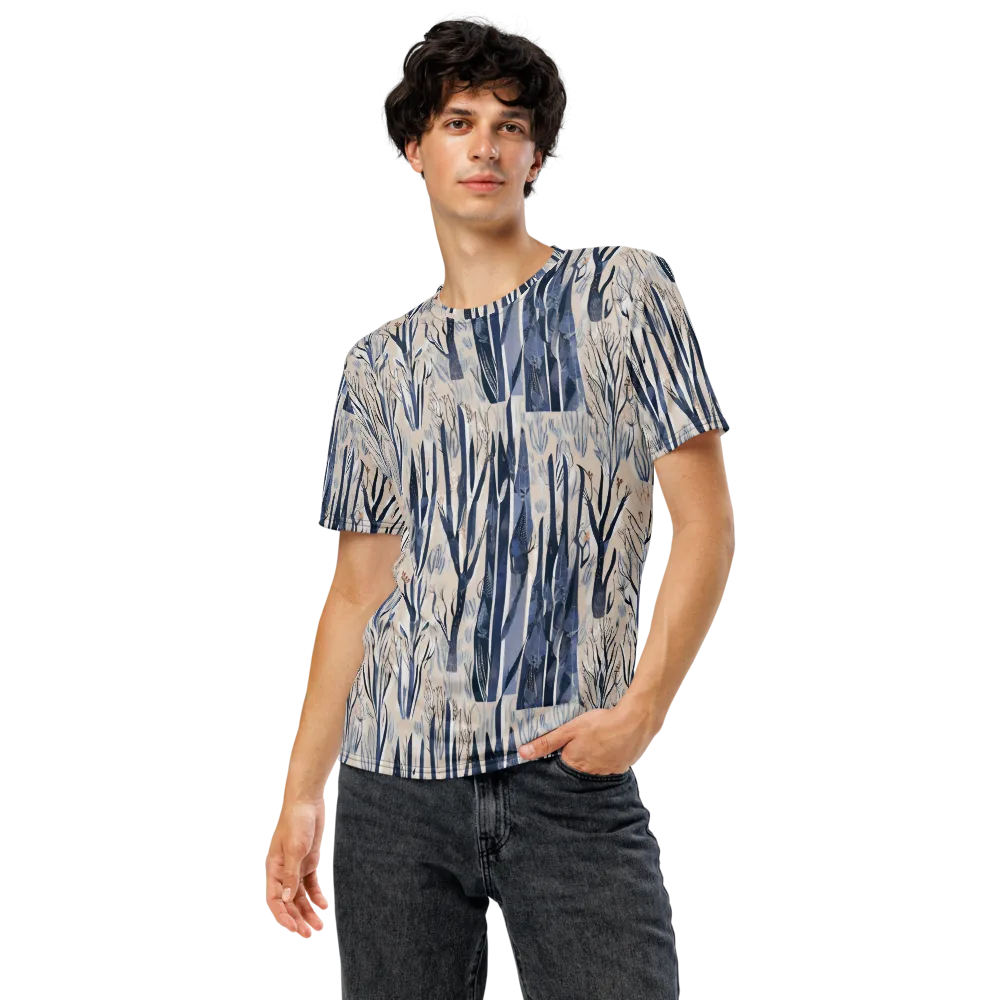 Winter Herbarium on Men's Crew Neck T-Shirt — Front
