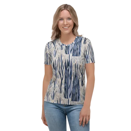 Winter Herbarium on a Women's Crew Neck T-Shirt