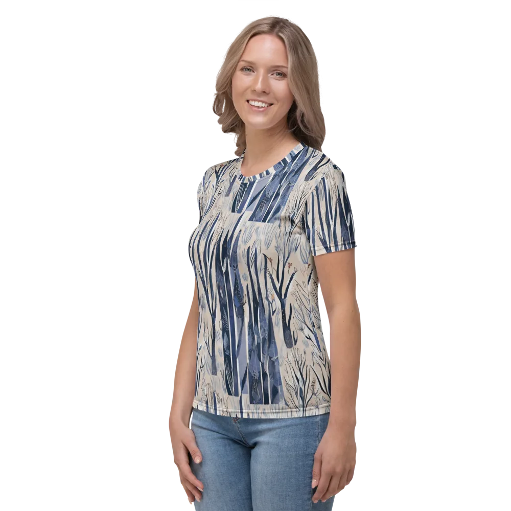 Winter Herbarium on Women's Crew Neck T-Shirt — Left