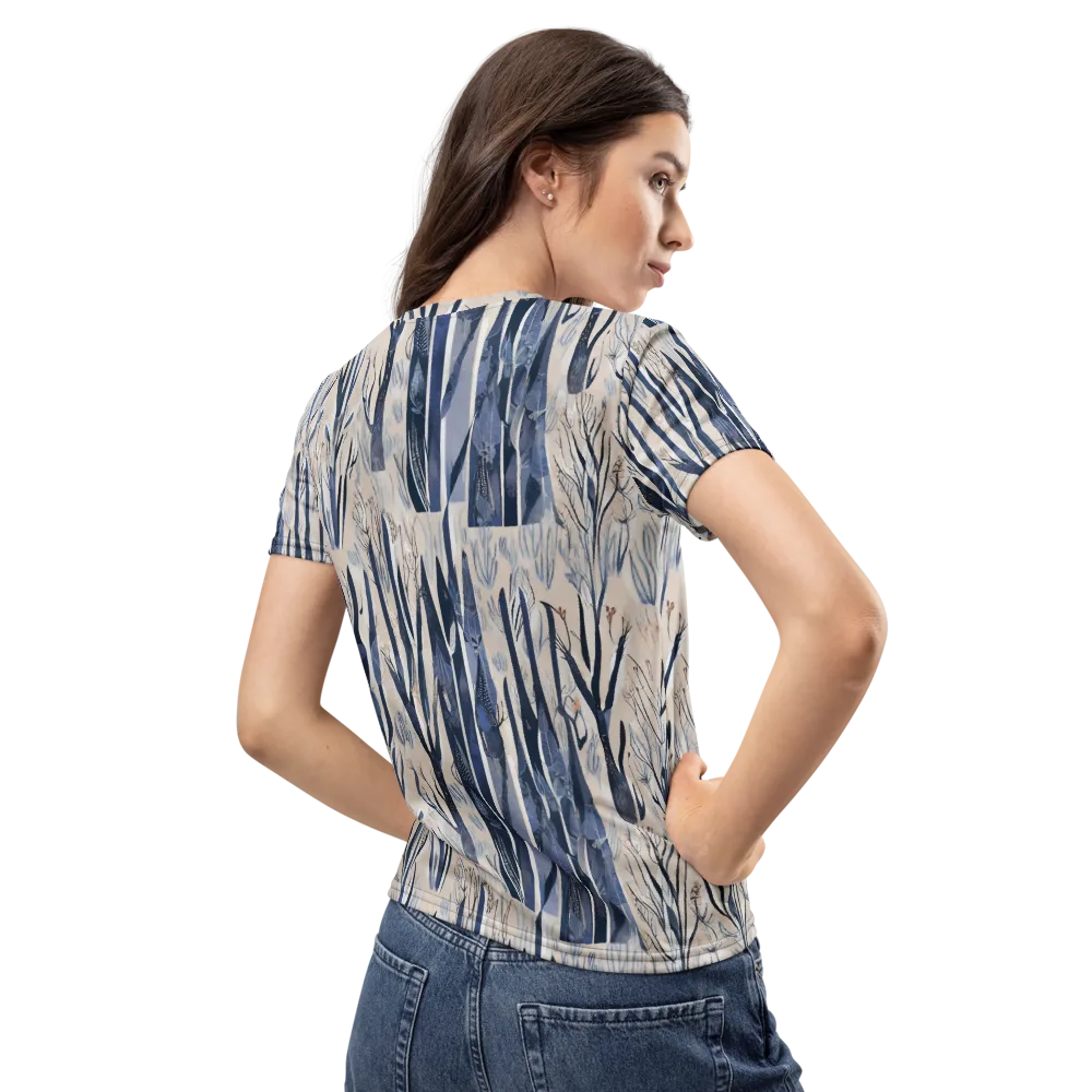 Winter Herbarium on Women's Crew Neck T-Shirt — Back
