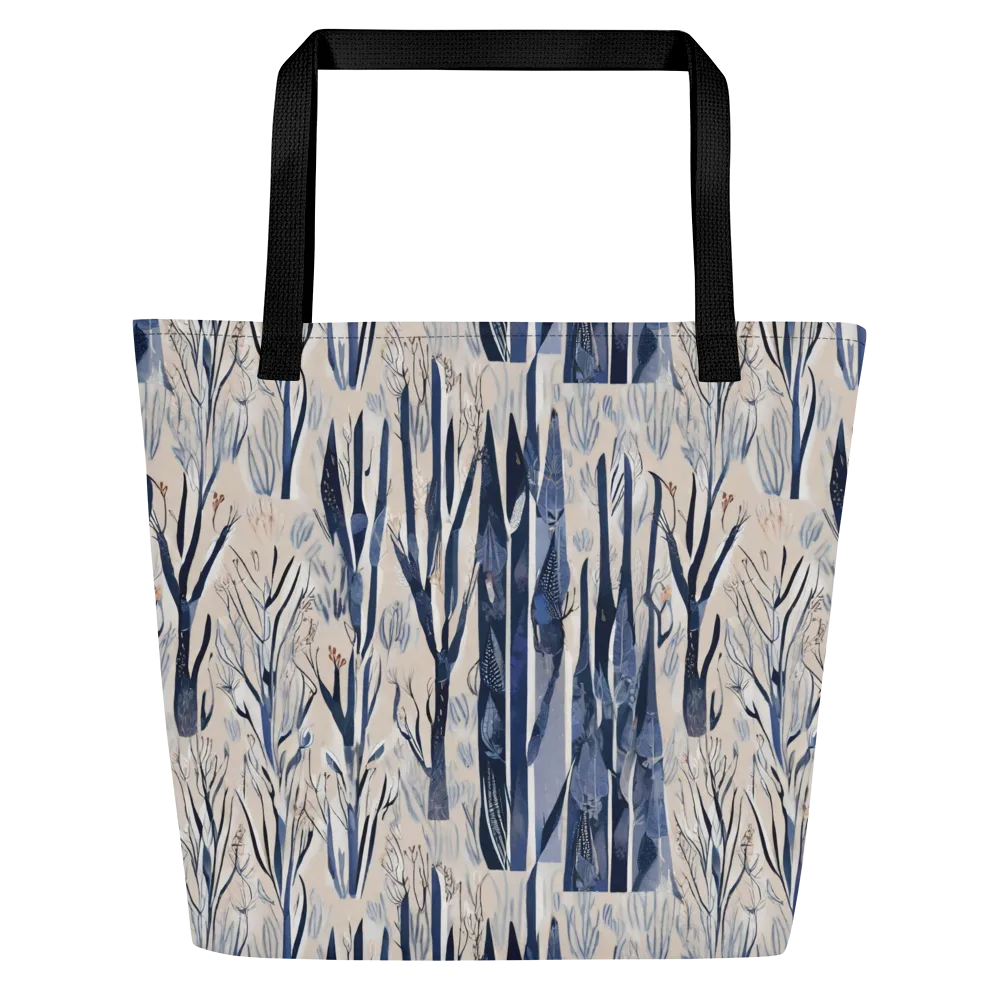 Winter Herbarium on Large Tote Bag W/ Pocket — Front