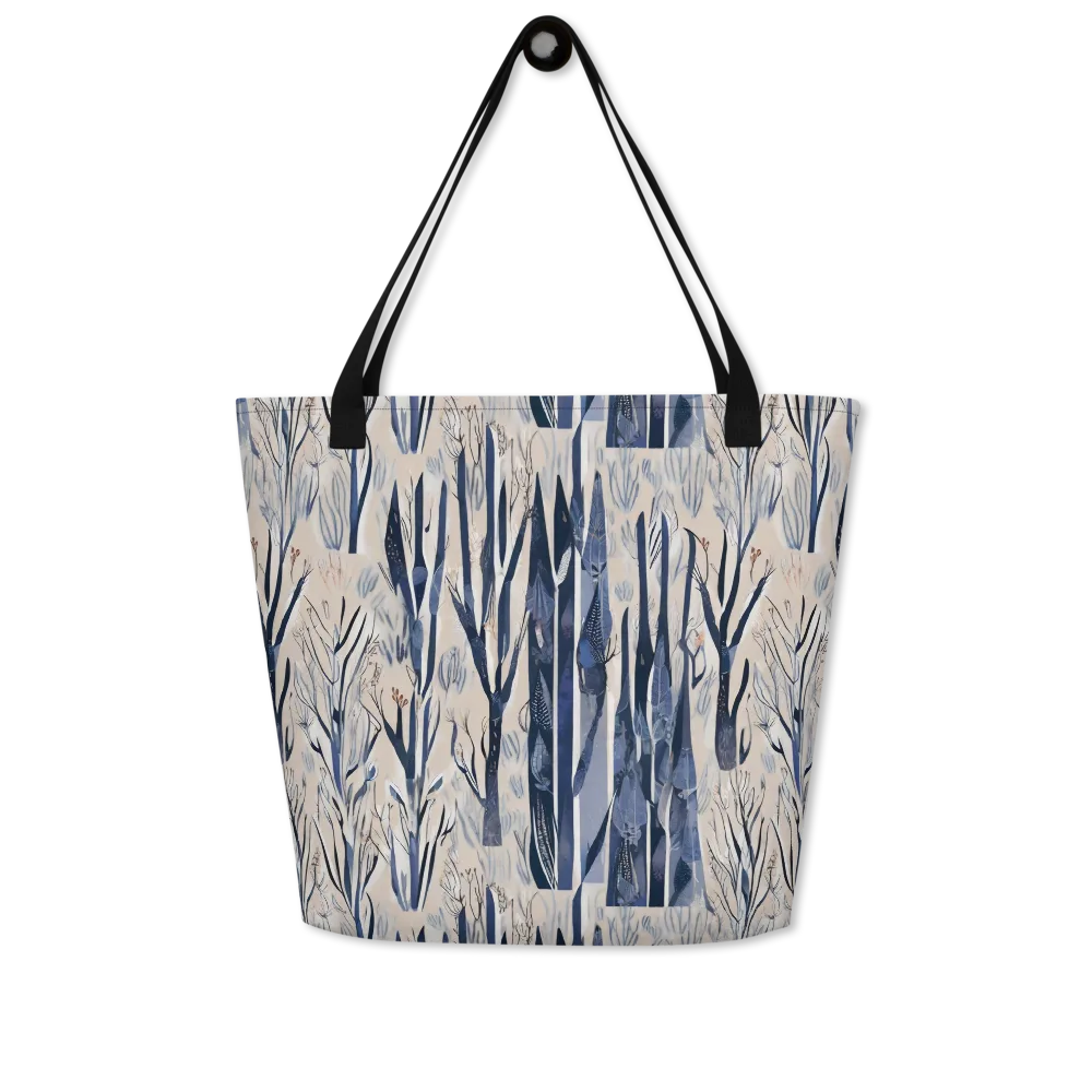 Winter Herbarium on Large Tote Bag W/ Pocket — Front