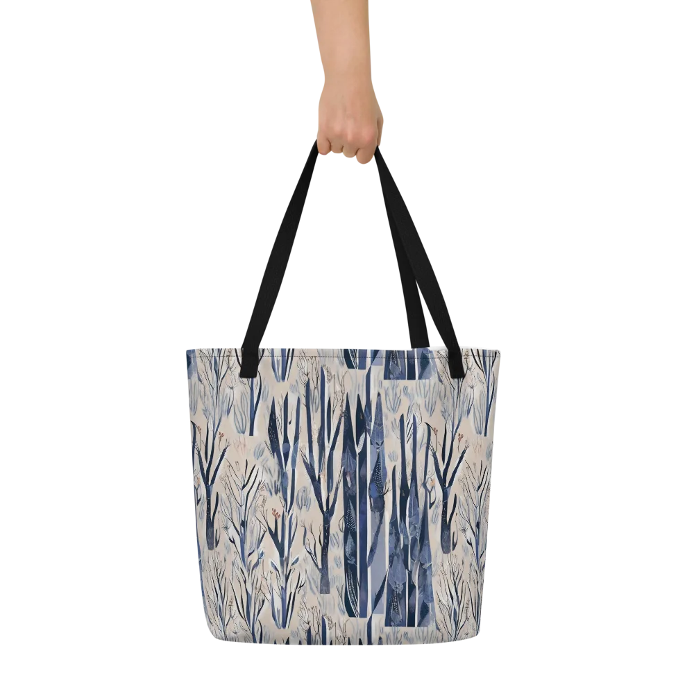 Winter Herbarium on Large Tote Bag W/ Pocket — Front