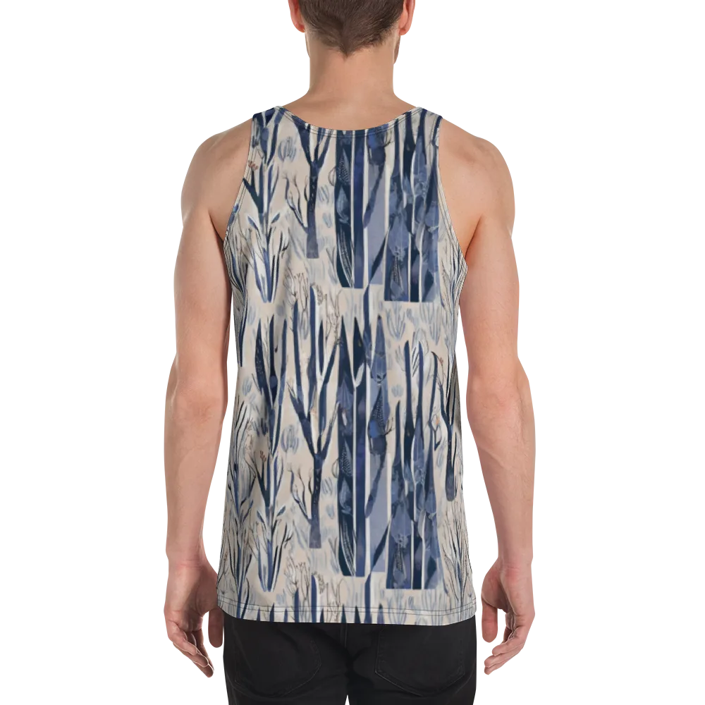Winter Herbarium on Men's Tank Top — Back