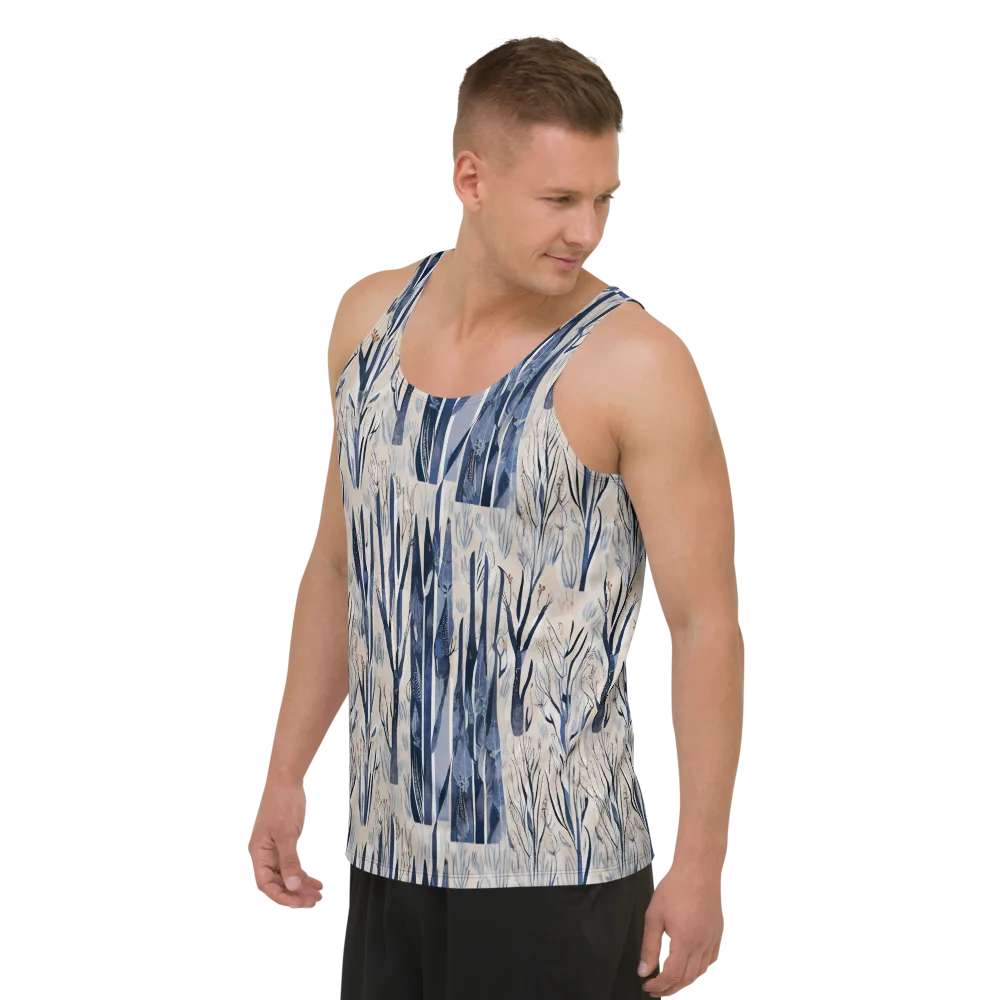Winter Herbarium on Men's Tank Top — Left Front
