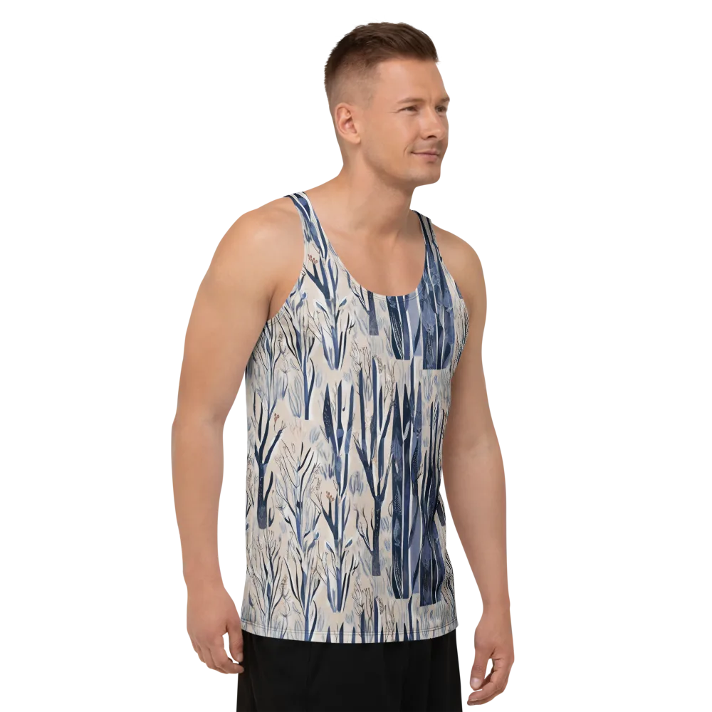 Winter Herbarium on Men's Tank Top — Right Front