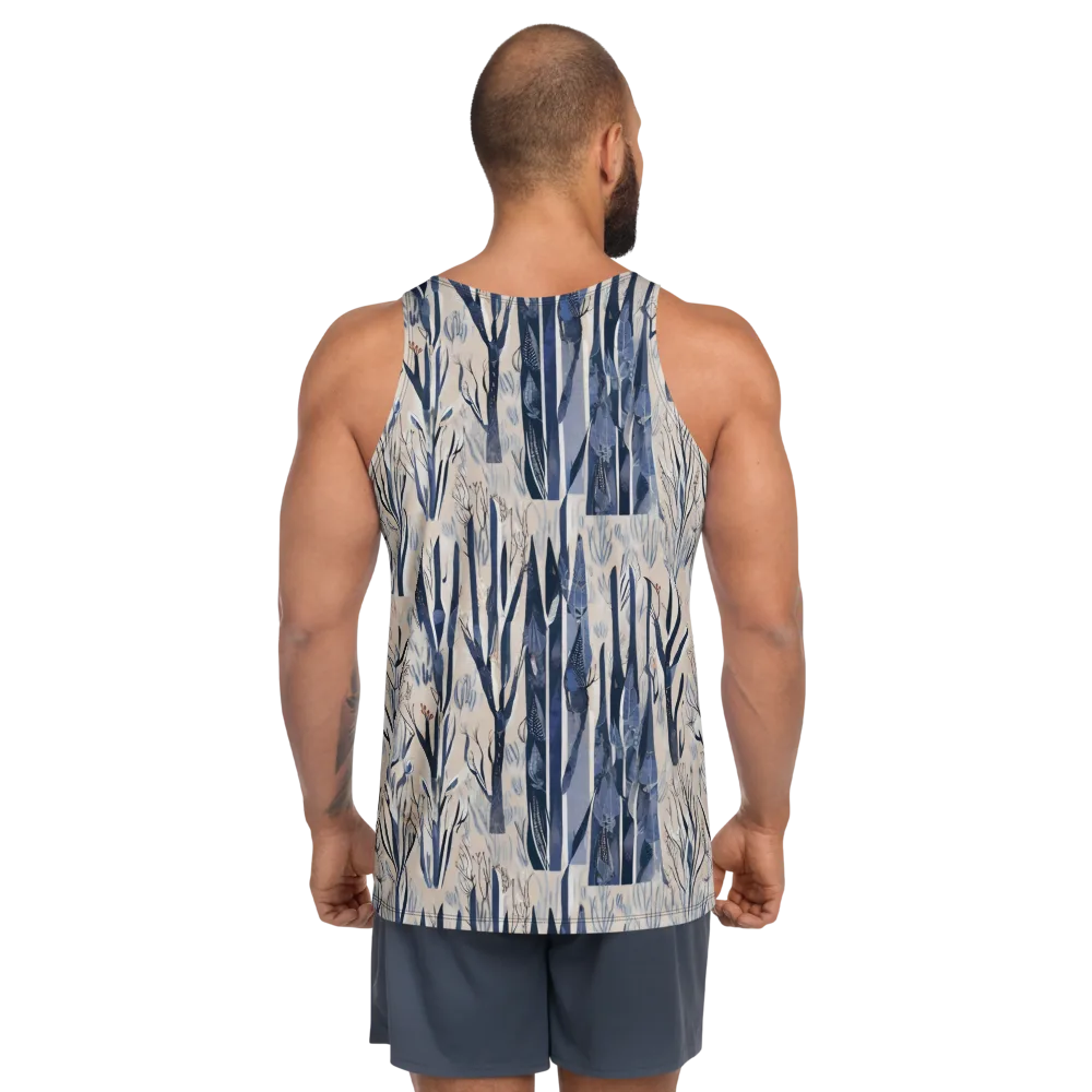 Winter Herbarium on Men's Tank Top — Back