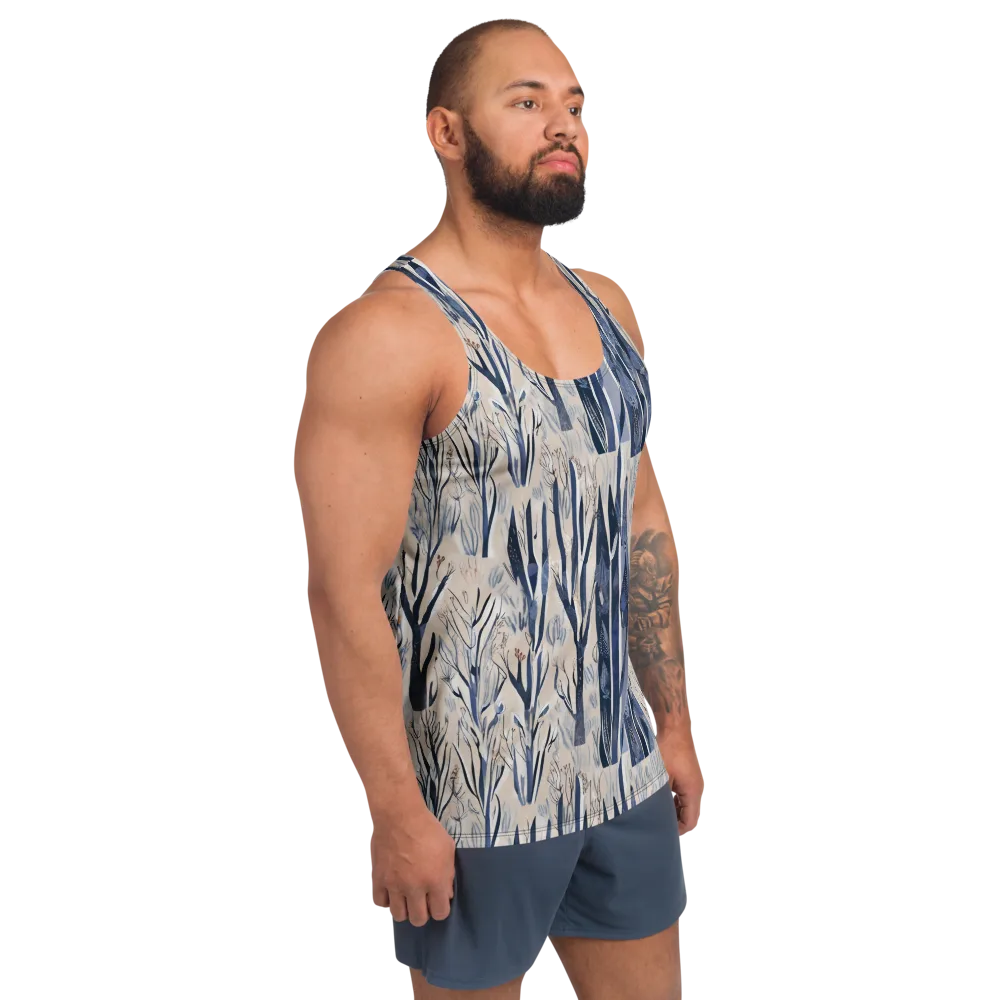 Winter Herbarium on Men's Tank Top — Right Front