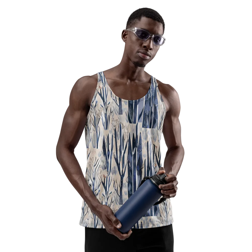 Winter Herbarium on Men's Tank Top — Front