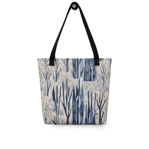 Winter Herbarium on a Tote Bag