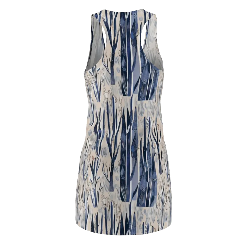 Winter Herbarium on Racerback Dress — Back