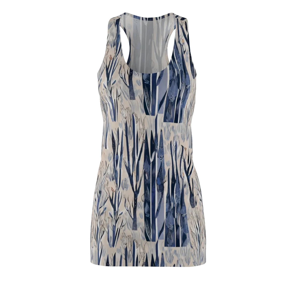 Winter Herbarium on Racerback Dress — Front