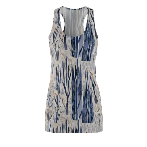 Winter Herbarium on a Racerback Dress