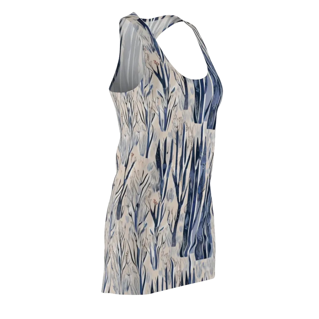 Winter Herbarium on Racerback Dress — Front Side