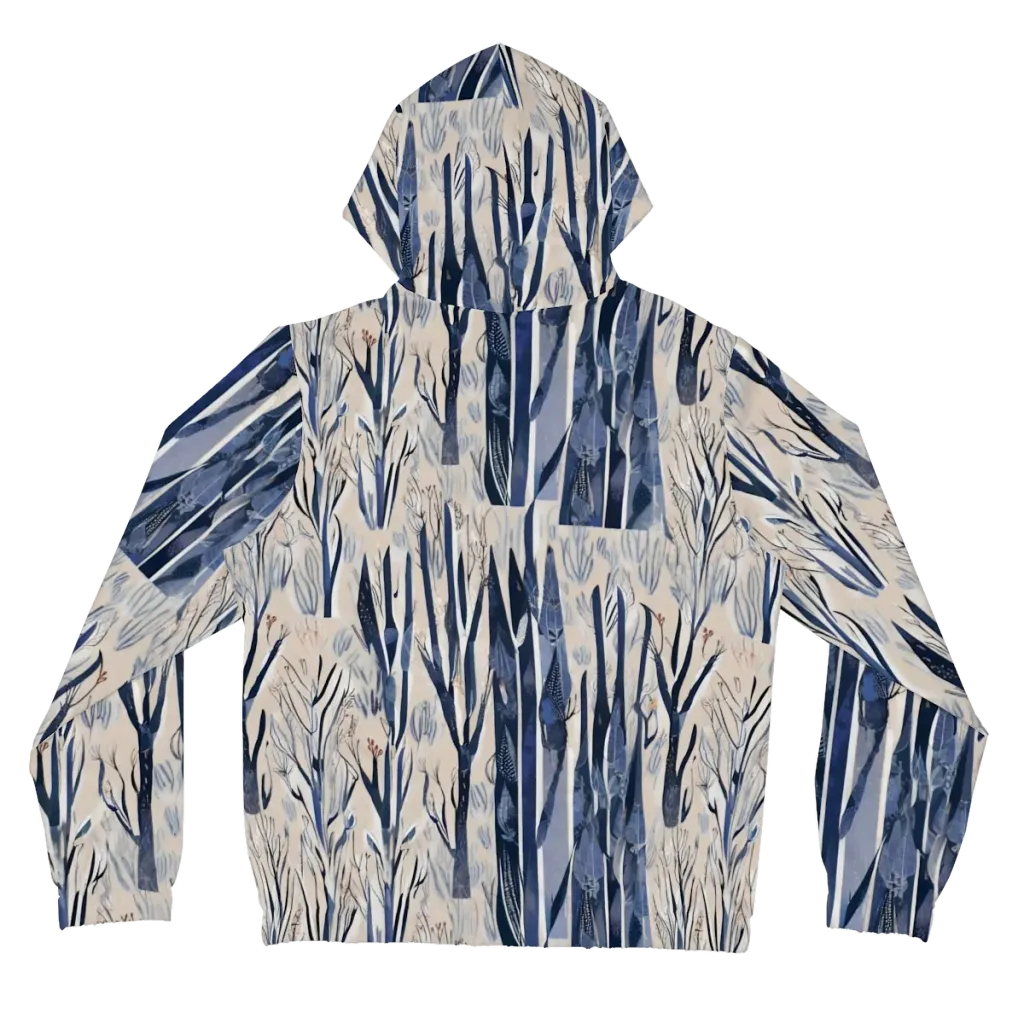 Winter Herbarium on Women's Full-Zip Hoodie — Back