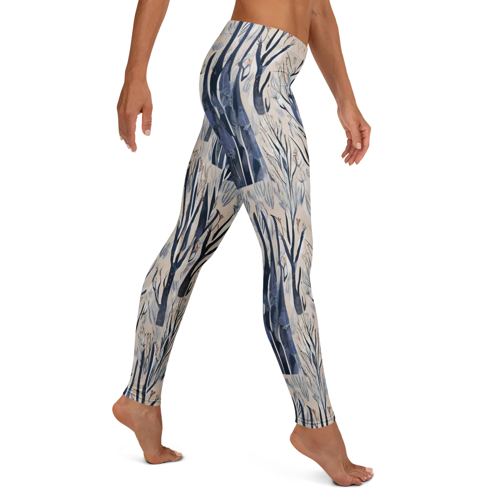 Winter Herbarium on Leggings — Right