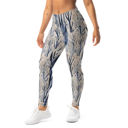 Winter Herbarium on a Leggings
