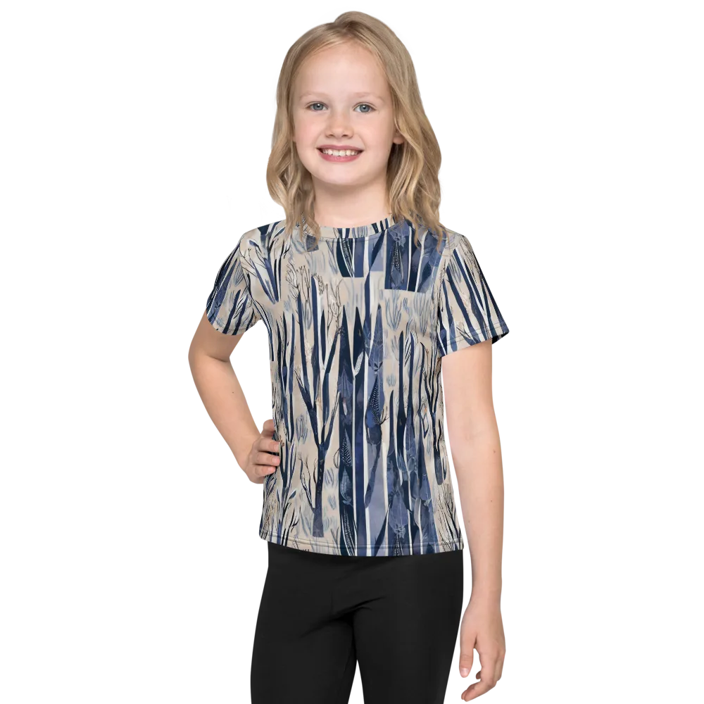 Winter Herbarium on Kids Crew Neck T-Shirt — Front