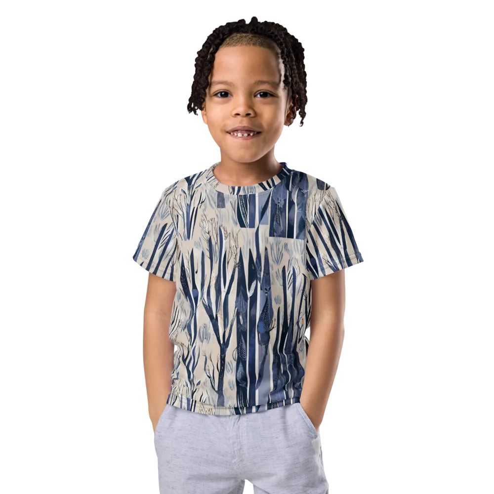 Winter Herbarium on Kids Crew Neck T-Shirt — Front