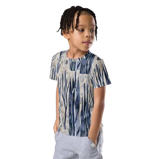 Winter Herbarium on a Kids Crew Neck T-Shirt