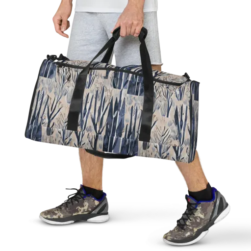 Winter Herbarium on a Duffle Bag