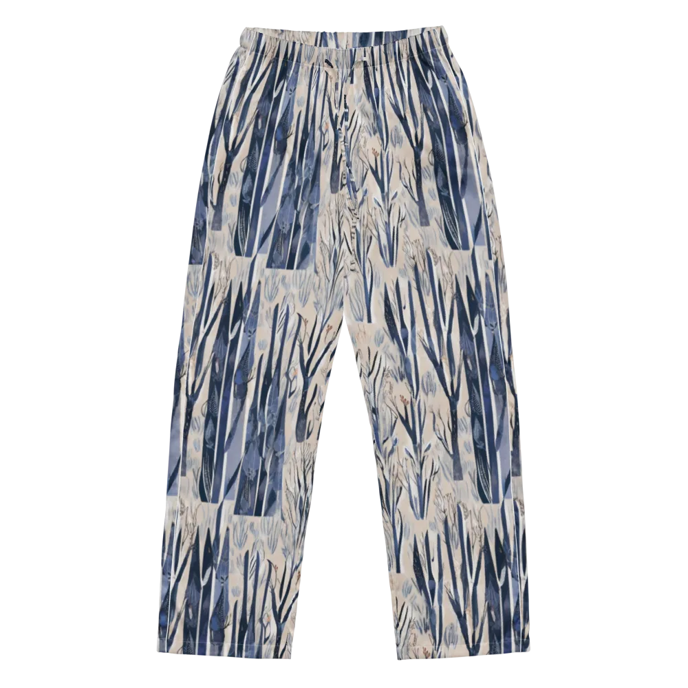 Winter Herbarium on Women's Pajama Pants — Front