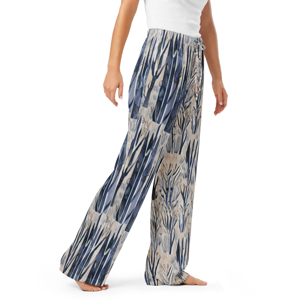 Winter Herbarium on Women's Pajama Pants — Right Front