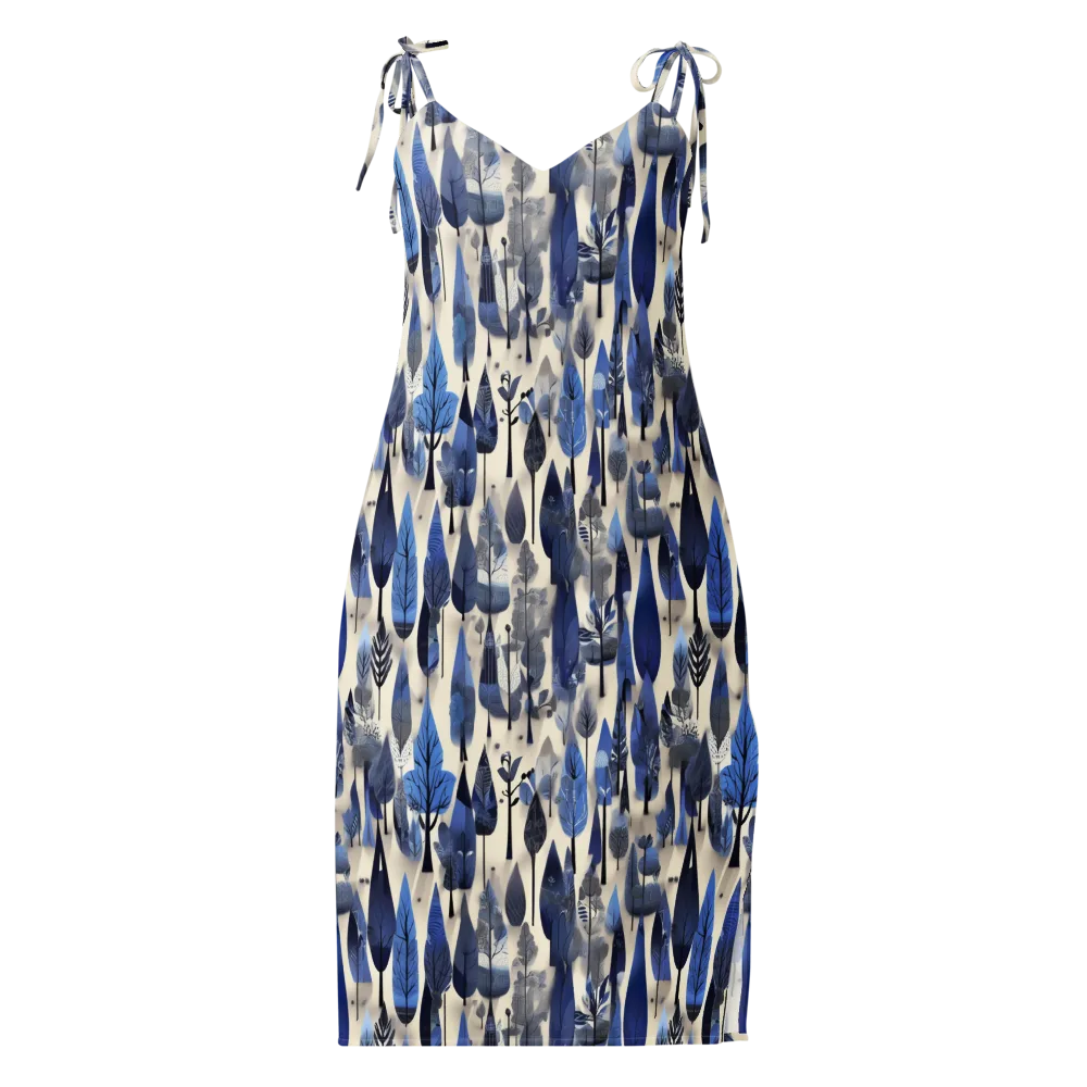 Azure Canopy on Slip Dress — Front