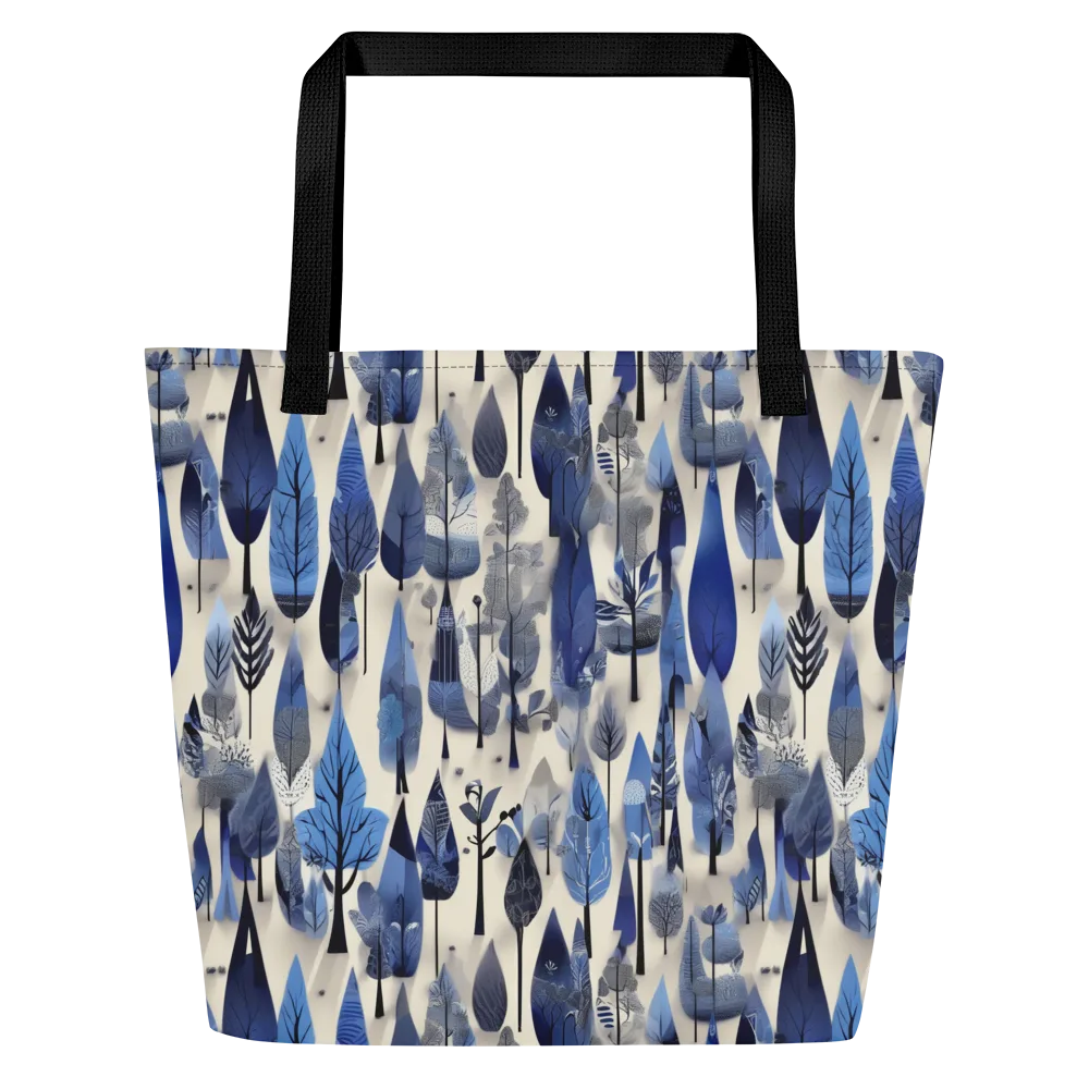 Azure Canopy on Large Tote Bag W/ Pocket — Front