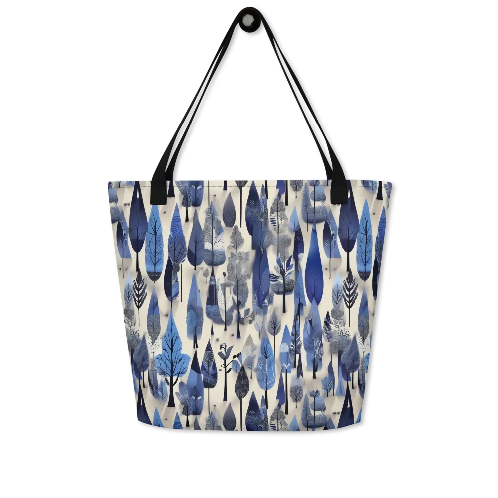 Azure Canopy on Large Tote Bag W/ Pocket — Front