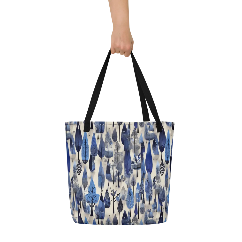 Azure Canopy on Large Tote Bag W/ Pocket — Front