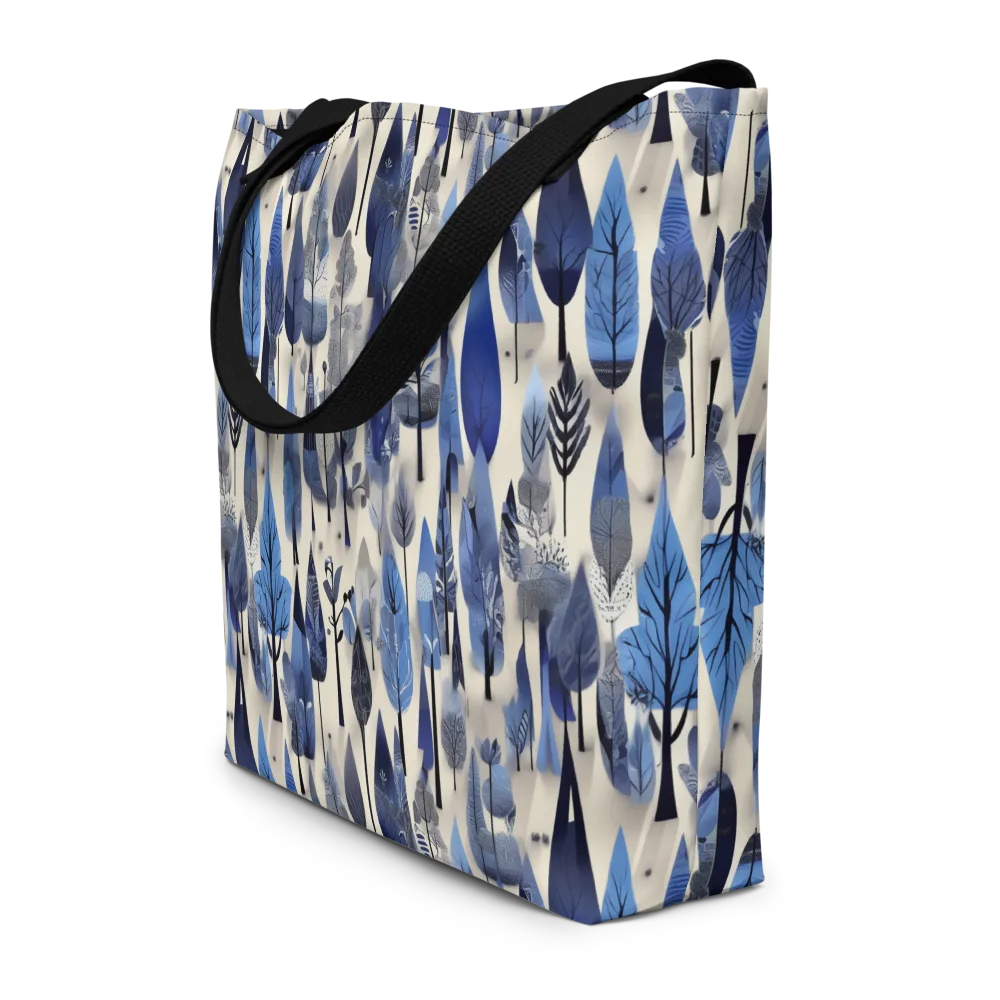 Azure Canopy on Large Tote Bag W/ Pocket — Front