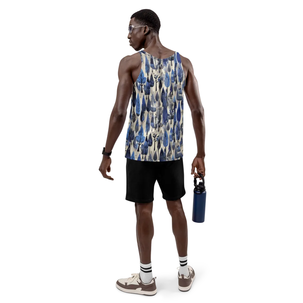 Azure Canopy on Men's Tank Top — Back