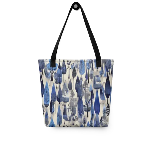 Azure Canopy on a Tote Bag