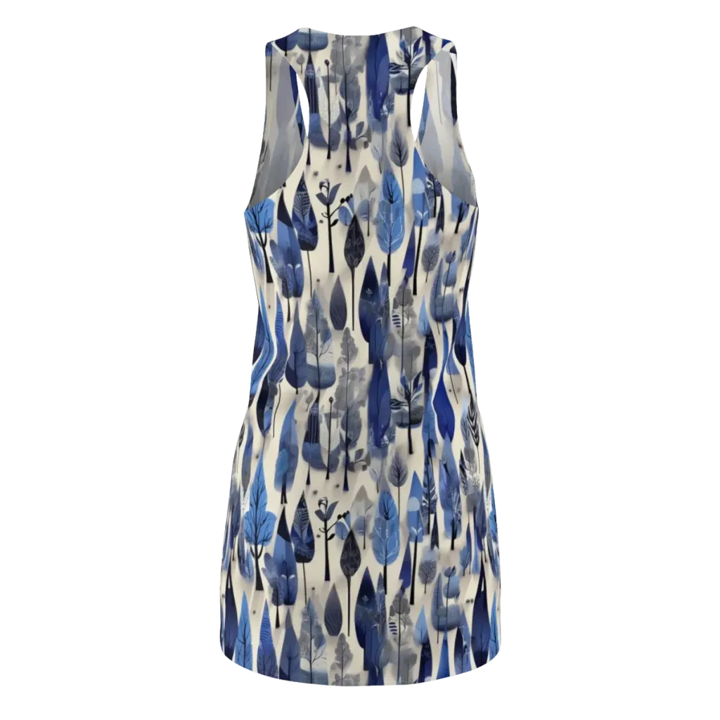 Azure Canopy on Racerback Dress — Back